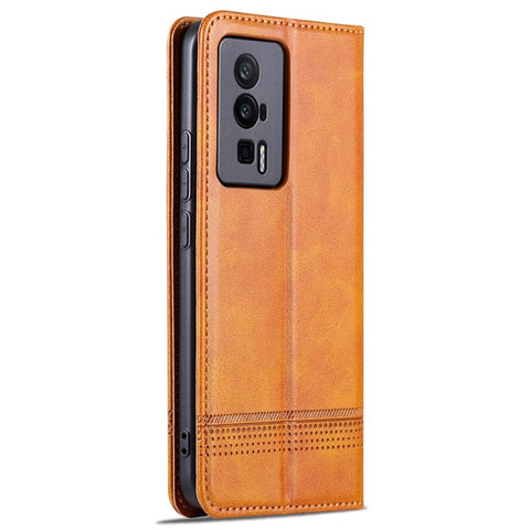 AZNS For Xiaomi Poco F5 Pro 5G / Redmi K60 Pro 5G / K60 5G Leather Phone Case Stand Phone Wallet Cover