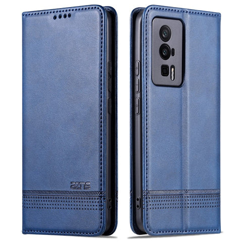 AZNS For Xiaomi Poco F5 Pro 5G / Redmi K60 Pro 5G / K60 5G Leather Phone Case Stand Phone Wallet Cover