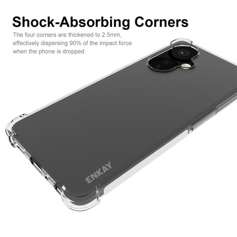 ENKAY HAT PRINCE For OnePlus Nord CE 3 Lite 5G / Nord N30 5G Soft TPU Phone Case Anti-slip Strip Edge Shockproof Phone Cover
