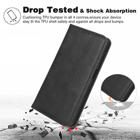 For OnePlus 11R 5G / Ace 2 5G PU Leather Wallet Phone Case Retro Magnetic Closing Stand Cover