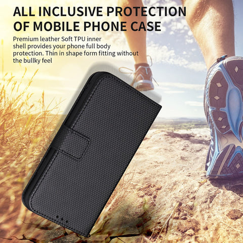 For OnePlus 11R 5G / Ace 2 5G Diamond Texture Stand Cover PU Leather Wallet Shockproof Phone Case