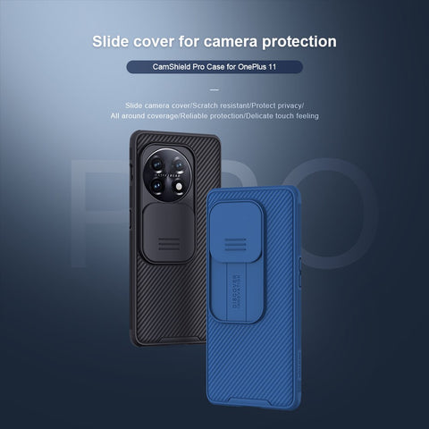 NILLKIN CamShield Pro for OnePlus 11 5G PC+TPU Phone Case Camera Slide Cover Phone Shell