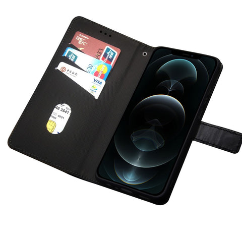 IDEWEI For Oppo A78 5G Leather Card Holder Phone Case Color Splicing Shockproof Stand Cover