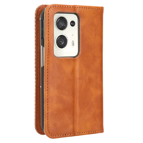 For Oppo Find N2 5G PU Leather Phone Case Full Protection Retro Phone Cover