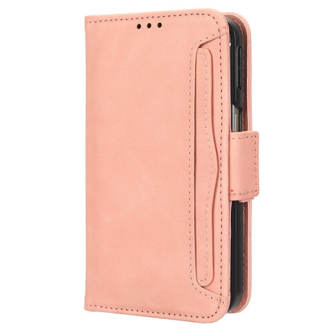 For Oppo Find N2 5G Multiple Card Slots Flip Stand Cover Shockproof PU Leather Wallet Phone Case