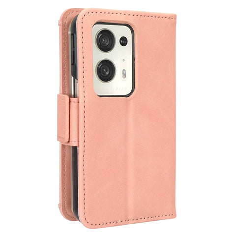 For Oppo Find N2 5G Multiple Card Slots Flip Stand Cover Shockproof PU Leather Wallet Phone Case