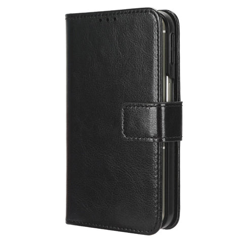 For Oppo Find N2 5G PU Leather Wallet Phone Case Crazy Horse Texture Folding Stand Anti-drop Cover