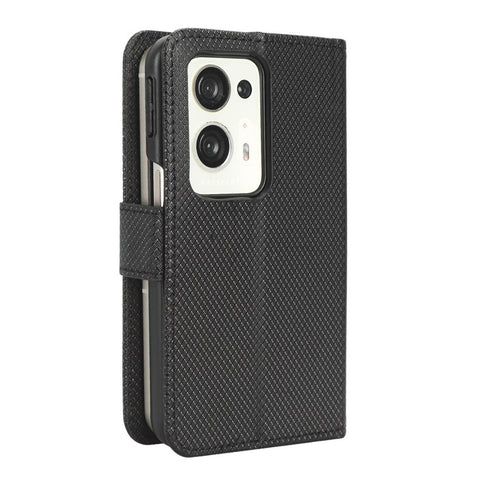 For Oppo Find N2 5G PU Leather Wallet Case Diamond Texture Flip Stand Shockproof Cover