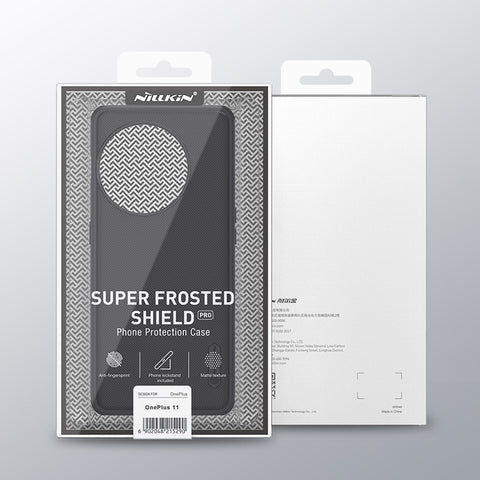 NILLKIN Super Frosted Shield Pro for OnePlus 11 5G Cell Phone Case  Matte Finish PC+TPU Protection Cover