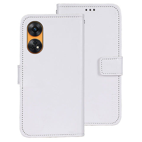IDEWEI For Oppo Reno8 T 4G PU Leather+TPU Wallet Phone Cover Stand Phone Case Crazy Horse Texture Shell