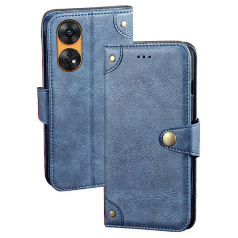 IDEWEI Phone Cover for Oppo Reno8 T 4G Phone Case Flip Leather Wallet Smartphone Stand Shell