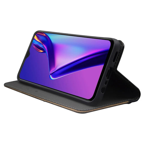 IDEWEI For Oppo Reno8 T 4G Card Slots Color Splicing Leather Magnetic Phone Case with Wrist Strap
