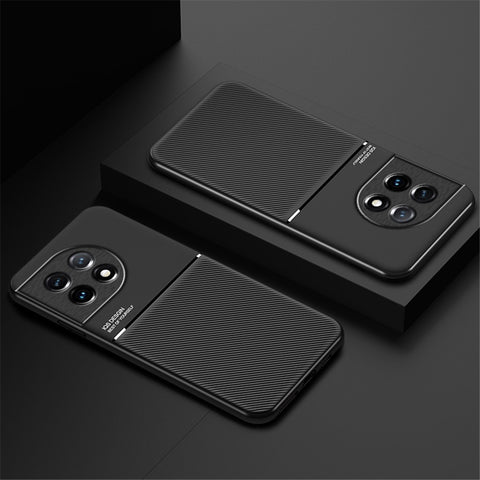 PU Leather TPU Case for OnePlus Ace 2 5G / 11R 5G Protective Slim Case Lines Imprinted Phone Cover