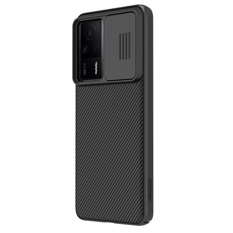 NILLKIN CamShield for Xiaomi Redmi K60E 5G Hard PC Phone Case Anti-drop Cover with Slide Lens Protection