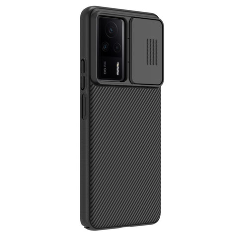 NILLKIN CamShield for Xiaomi Redmi K60E 5G Hard PC Phone Case Anti-drop Cover with Slide Lens Protection