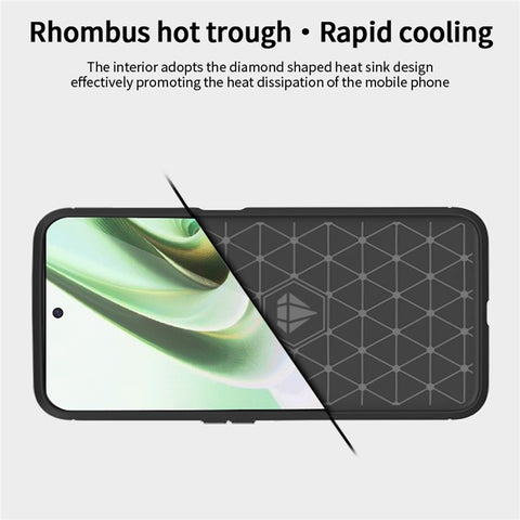 MOFI JK TPU Series-1 for OnePlus Nord CE 3 Lite 5G / Nord N30 5G TPU Cover Carbon Fiber Brushed Phone Shell
