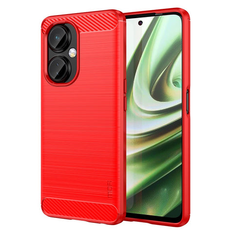 MOFI JK TPU Series-1 for OnePlus Nord CE 3 Lite 5G / Nord N30 5G TPU Cover Carbon Fiber Brushed Phone Shell