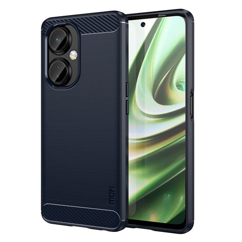 MOFI JK TPU Series-1 for OnePlus Nord CE 3 Lite 5G / Nord N30 5G TPU Cover Carbon Fiber Brushed Phone Shell