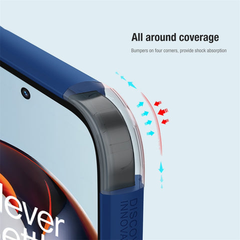 NILLKIN Super Frosted Shield Pro for OnePlus Ace 2 5G / 11R 5G Matte Phone Case PC+TPU Cell Phone Cover