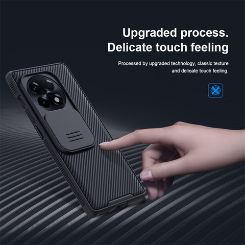 NILLKIN CamShield Pro for OnePlus Ace 2 5G / 11R 5G Drop-proof Case PC+TPU Hybrid Phone Cover with Camera Slide Lid
