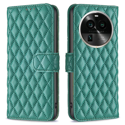 BINFEN COLOR BF Style-14 for Oppo Find X6 Pro PU Leather Phone Case Stand Wallet Phone Cover