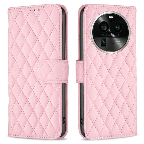 BINFEN COLOR BF Style-14 for Oppo Find X6 Pro PU Leather Phone Case Stand Wallet Phone Cover