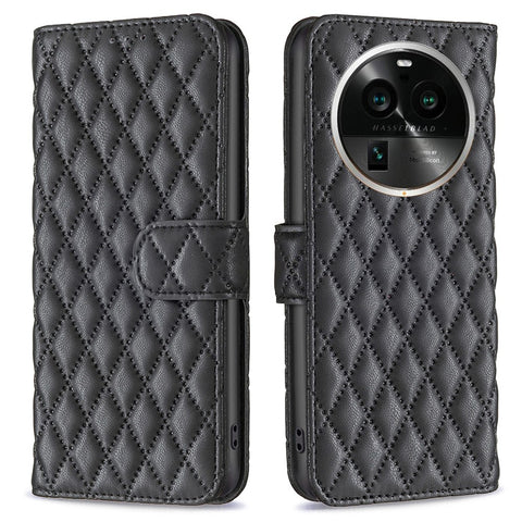 BINFEN COLOR BF Style-14 for Oppo Find X6 Pro PU Leather Phone Case Stand Wallet Phone Cover
