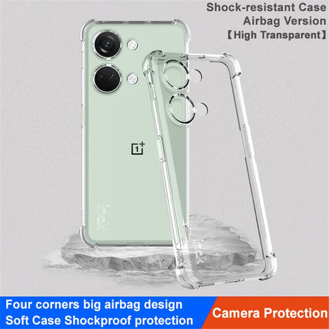 IMAK For OnePlus Nord 3 5G / Ace 2V Flexible TPU Phone Case Drop-proof Airbag Clear Back Cover