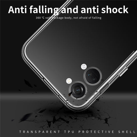 MOFI Soft TPU Phone Cover for OnePlus Nord 3 5G / Ace 2V Drop Resistant Transparent Case