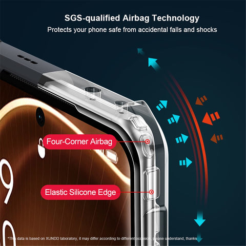 XUNDD For Oppo Find X6 Pro Protective Phone Case Acrylic+TPU Shockproof Cellphone Cover