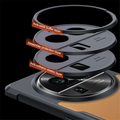 XUNDD For Oppo Find X6 Pro Protective Phone Case Acrylic+TPU Shockproof Cellphone Cover