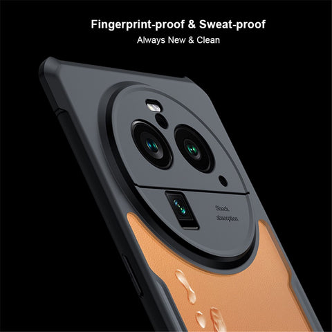 XUNDD For Oppo Find X6 Acrylic+TPU Phone Case Airbag Protection Smartphone Cover