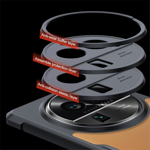 XUNDD For Oppo Find X6 Acrylic+TPU Phone Case Airbag Protection Smartphone Cover