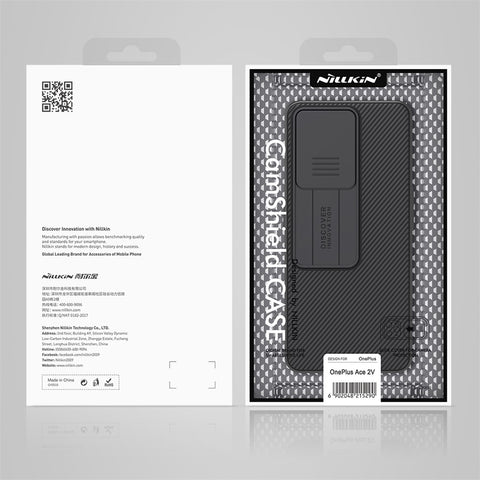 NILLKIN CamShield for OnePlus Nord 3 5G / Ace 2V Hard PC Case Slide Lens Protection Anti-drop Phone Cover