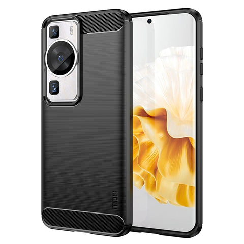 MOFI JK TPU Series-1 for Huawei P60 Pro / P60 Carbon Fiber Texture Brushed Phone Shell TPU Phone Cover