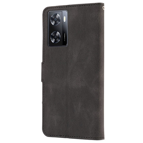PU Leather Case for Oppo A57 4G / A77 4G / A57s 4G / A57e 4G / A77s 4G / OnePlus Nord N20 SE 4G , Wallet Stand Flip Phone Cover