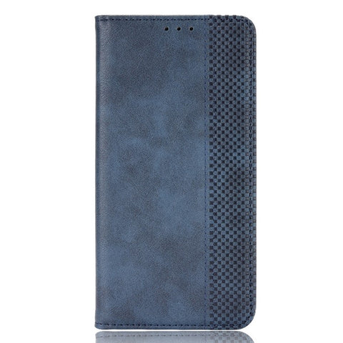 For Vodafone Smart T23 Retro Phone Cover Magnetic PU Leather Stand Cell Phone Wallet Case