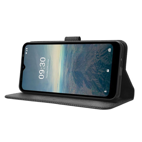 Protective Case for Vodafone Smart T23 PU Leather Flip Cover Diamond Texture Anti-Scratch Wallet Phone Case
