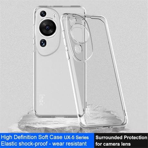 IMAK UX-5 Series For Huawei P60 Art Clear Case Soft TPU Drop Protection Phone Cover