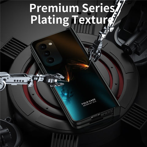 Hard PC Phone Case for Samsung Galaxy Z Fold2 5G Anti-Drop Protective Phone Shell Cover with Screen Film