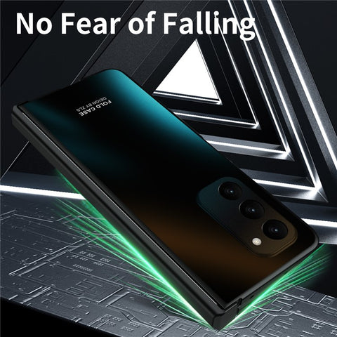 Hard PC Phone Case for Samsung Galaxy Z Fold2 5G Anti-Drop Protective Phone Shell Cover with Screen Film
