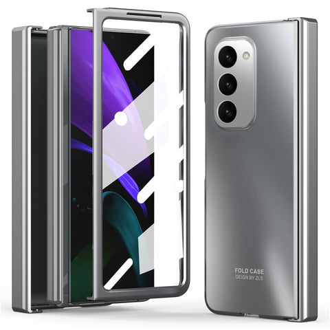 Hard PC Phone Case for Samsung Galaxy Z Fold2 5G Anti-Drop Protective Phone Shell Cover with Screen Film