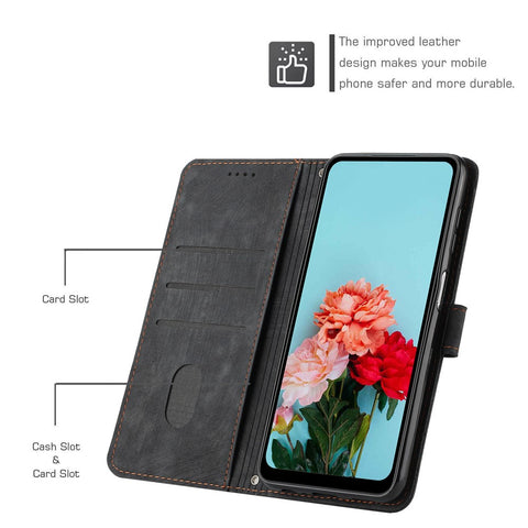 For Huawei P30 Lite New Edition / P30 Lite / nova 4e / Honor 20 Lite Stand Imprinted Phone Case Leather Wallet Skin-touch Shell