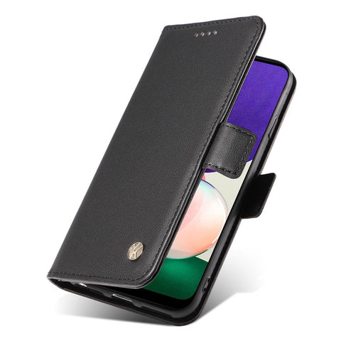 YIKATU YK-003 For Samsung Galaxy A22 4G (EU Version) / M22 / M32 (Global Version) 4G PU Leather Stand Phone Cover Wallet Case