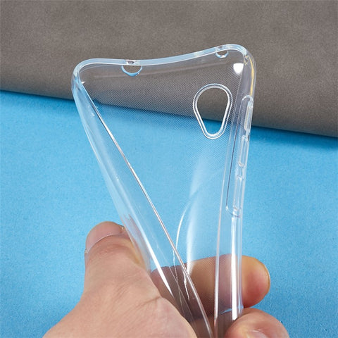 For Alcatel 1 / Vodafone Smart E9 Soft TPU Phone Case Ultra-Thin Drop-Proof Cell Phone Cover