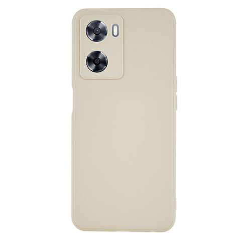 For Oppo A57 4G Straight Edge Soft TPU Case Precise Cutout Anti-scratch Phone Cover
