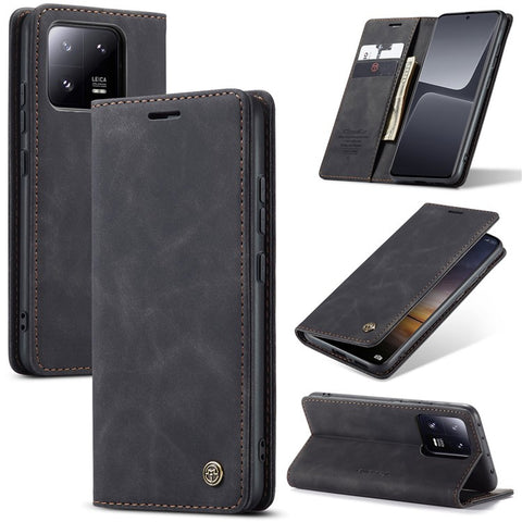 CASEME 013 Series For Xiaomi 13 Pro 5G Wallet Stand Phone Case Phone Leather Cover
