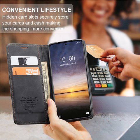 CASEME 013 Series For Xiaomi 13 Pro 5G Wallet Stand Phone Case Phone Leather Cover