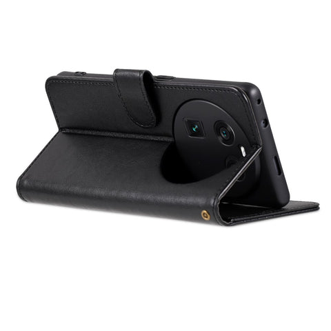 AZNS Mobile Phone Cover for Oppo Find X6 Drop-proof PU Leather Phone Case Stand Wallet Shell