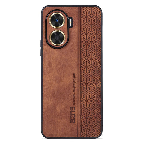 AZNS For Huawei Enjoy 60 Imprinted Phone Case PU Leather Coated TPU Protective Phone Cover